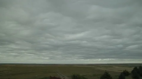 Asperitas Clouds Atop a Cold Pool of Air Stock Footage 54721144