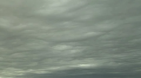 Asperitas Clouds in Time Lapse Stock Footage 54731602