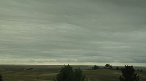 Asperitas Clouds in time lapse, timelapse Video stock 54721328