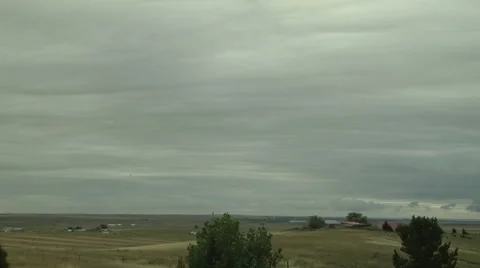 Asperitas Clouds in time lapse, timelapse Stock Footage 54721338