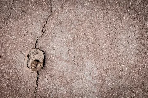 Asphalt background with crack Foto stock
