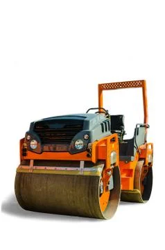 Asphalt compactor Stock Photos