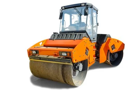 Asphalt compactor Stock Photos