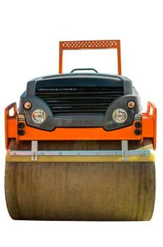 Asphalt compactor Stock Photos