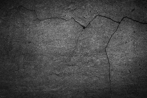 Asphalt crack Stock Photos