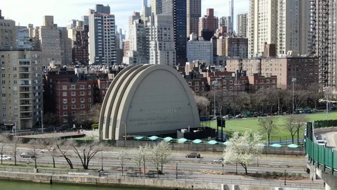 Asphalt Green Athletic Fields on Manhattan Upper East Side 库存影片 126794417