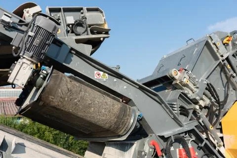 Asphalt miller Foto stock