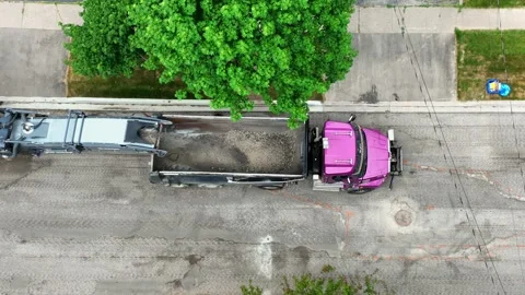 Asphalt Milling Machine For Road Construction Resurfacing 스톡 동영상 311956352