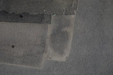 Asphalt or Tar Texture of Old Roofing Stock Photos