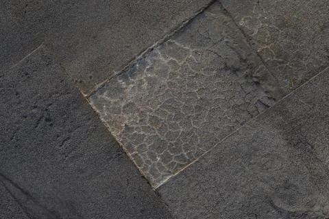 Asphalt or Tar Texture of Old Roofing Stock Photos