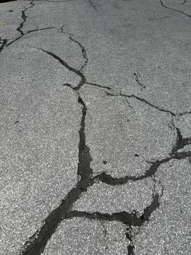Asphalt patchwork 스톡 사진