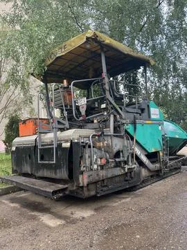 Asphalt Paver Stock Photos