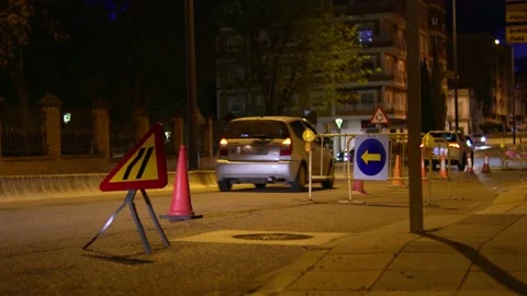 Asphalt in poor condition. Stock Footage 186089317