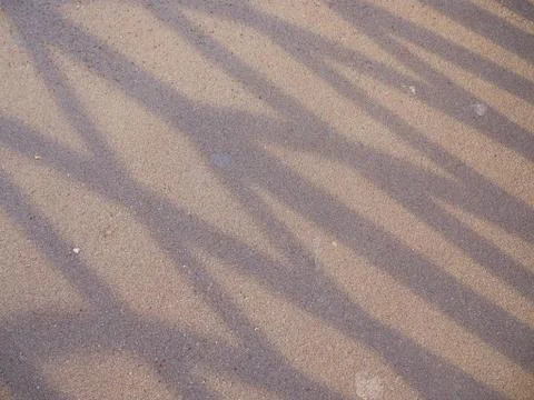 Asphalt road with abstract diagonal pattern shadow Foto stock