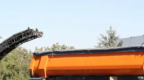Asphalt road construction Video stock 12181595