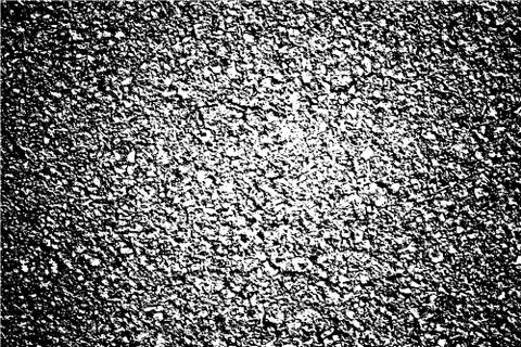 Asphalt &amp; Road Isolated Texture Overlay Stock Illustration