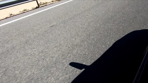 Asphalt road in motion Stock Footage 271062717
