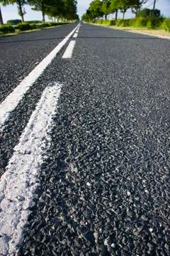 Asphalt road Stock Photos
