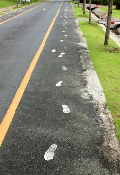 Asphalt road. Stock Photos
