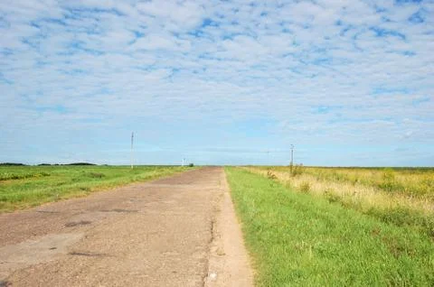 Asphalt road Stock Photos