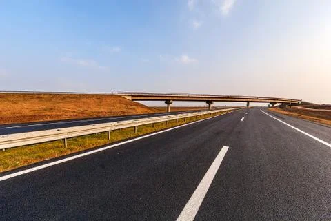 Asphalt road Stock Photos