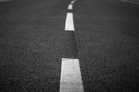 Asphalt of a road Stock Photos