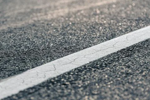 Asphalt of a road Foto stock