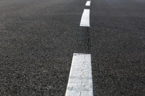 Asphalt of a road Stock Photos