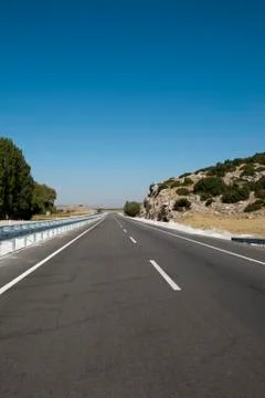 Asphalt road Stock Photos