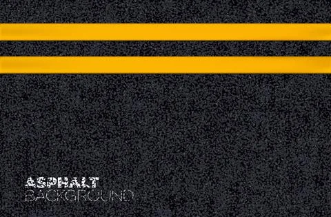 Asphalt road texture background, black tarmac Stock Illustration