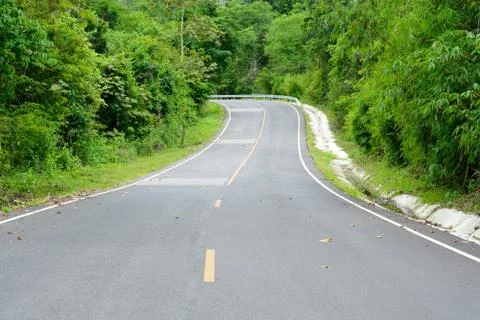 Asphalt roads Stock Photos