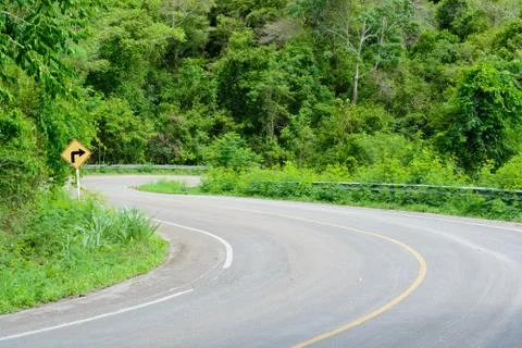 Asphalt roads Stock Photos