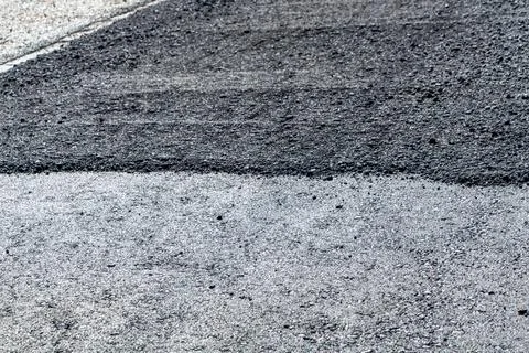 Asphalt texture from the final paving Foto stock