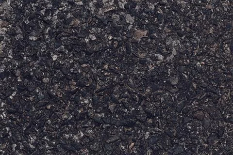 Asphalt texture, natural black pattern of roadway for design, grainy surface Stock Photos