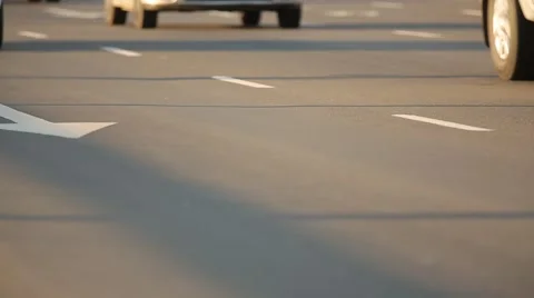 Asphalt view with car Video stock 47912751