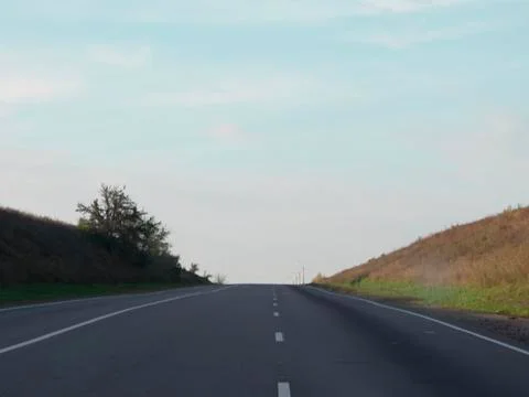 The asphalted road Stock Photos