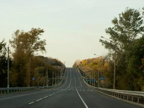 The asphalted road Stock Photos