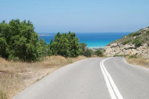 Asphalted road Stock Photos