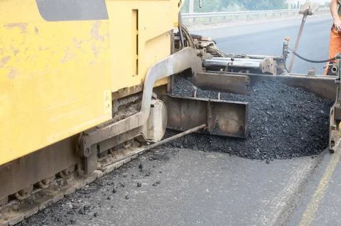 Asphalting Foto stock