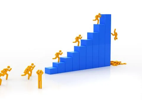 Aspiration to success Stock Illustration