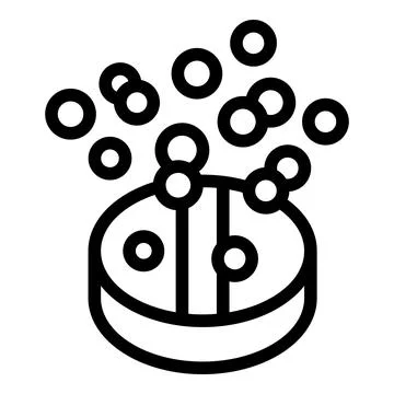 Aspiring tablet icon outline vector. Cup drug vitamin Stock Illustration