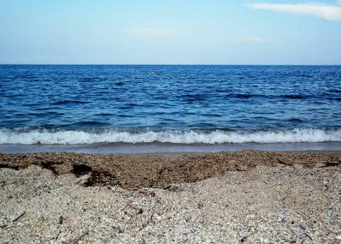 Asprovalta beach Foto stock