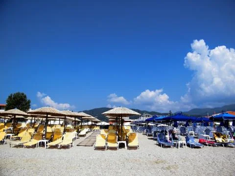Asprovalta beach Stock Photos