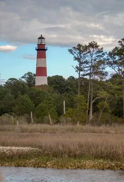 Assateague lighthouse Stock Photos