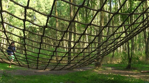 Assault course Stock Footage 32163374