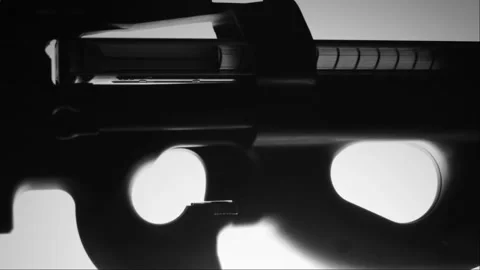 Assault Rifle Body Stock Footage 138452779