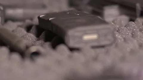 Assault Rifle in Case Stock Footage 83256252