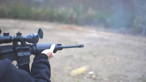 Assault Rifle Stock-Footage 33064040