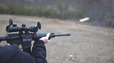 Assault Rifle Stock-Footage 33064046