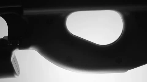 Assault Rifle Handle 2 Stock Footage 138453920